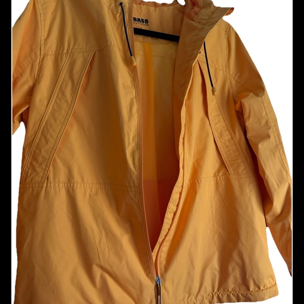 Bass Women’s BDry Mango Orange Full Zip Hooded Jacket Sz S NWT - Picture 2 of 7